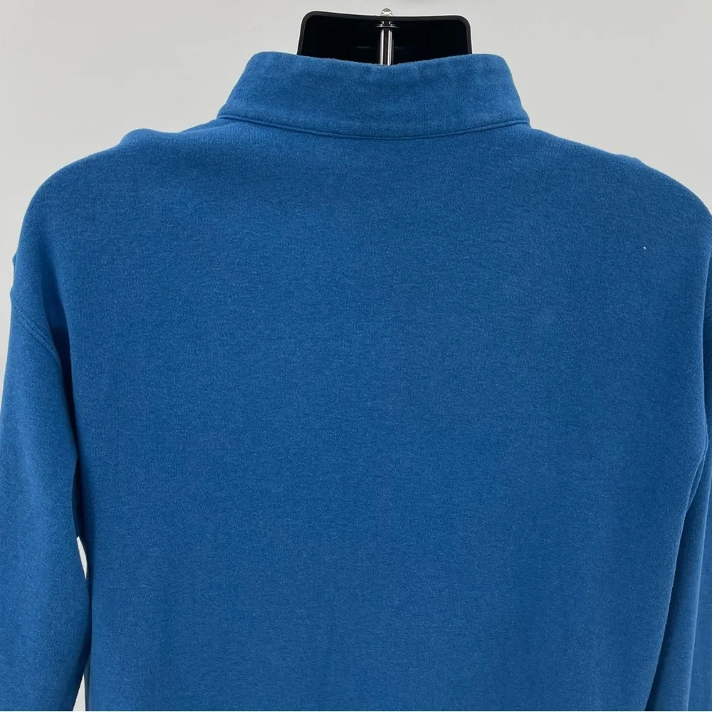 Peter Millar Melange 1/4 Zip Pullover Sweatshirt Med Blue Men’s Medium M MF16K36